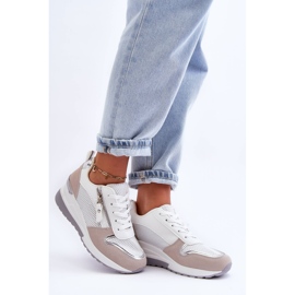 Baskets Compensées Femme Multicolore Sivan blanche 2