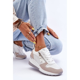 Baskets Compensées Femme Multicolore Sivan blanche 5