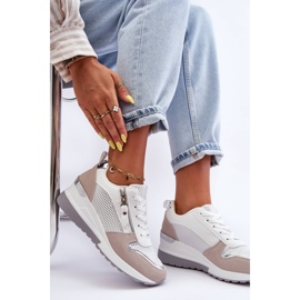 Baskets Compensées Femme Multicolore Sivan blanche 8