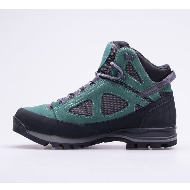 Chaussures Bergson W Kakka Mid Stx vert gazon 1