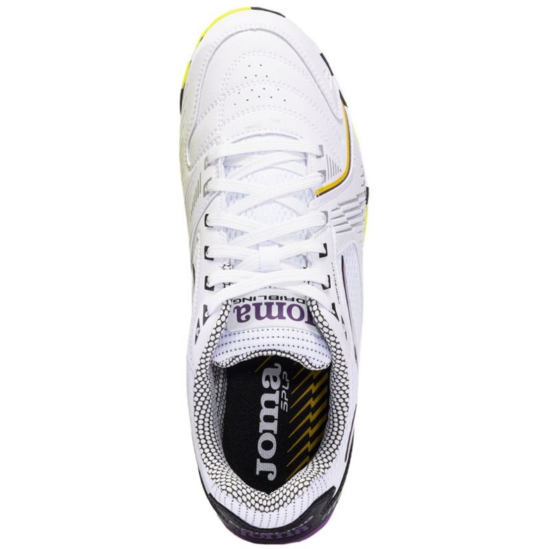 Chaussures de football Joma Dribling Turf 2332 M DRIW2332TF blanche blanche 1