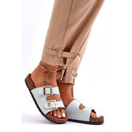 MSMG Sandales à enfiler pour femmes Cortina Mint vert 3 MSMG Sandales à enfiler pour femmes Cortina Mint vert 3