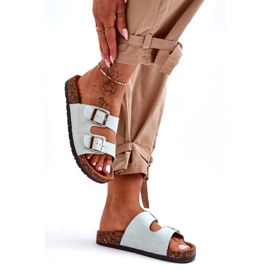 MSMG Sandales à enfiler pour femmes Cortina Mint vert 2