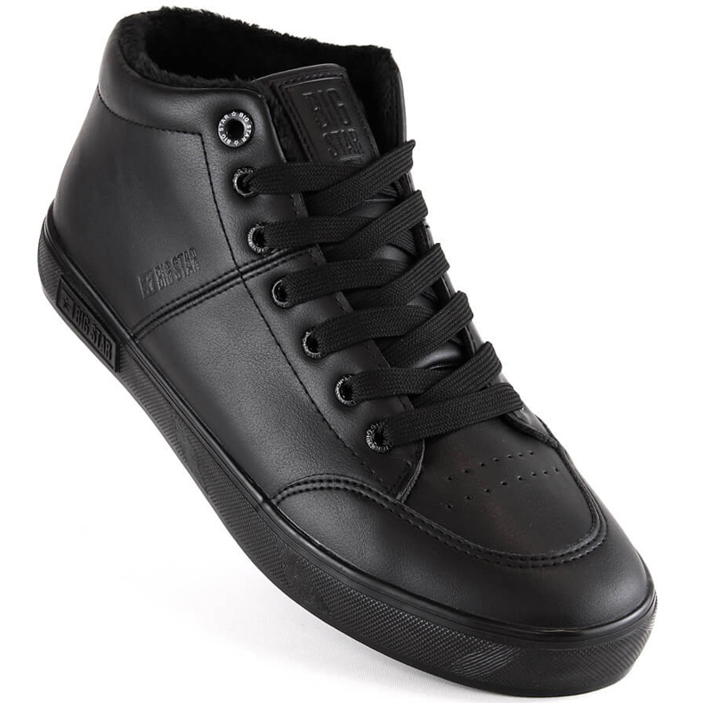 Chaussures de sport homme isolées pour la cheville noir Big Star KK174348 1