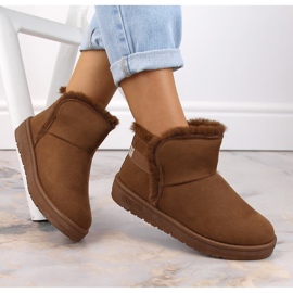 Bottes de neige pour femme mukluki marron Big Star KK274620 brun 1