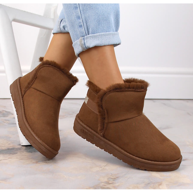 Bottes de neige pour femme mukluki marron Big Star KK274620 brun 1
