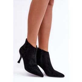 Bottes à Talons Hauts en Daim pour Femme Noir Merisa le noir 7