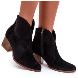 Lewski Shoes Santiags Daim Leewski EV28 Noir le noir 8