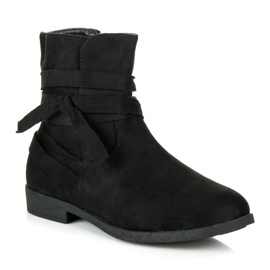 Seastar Bottines en daim le noir 2