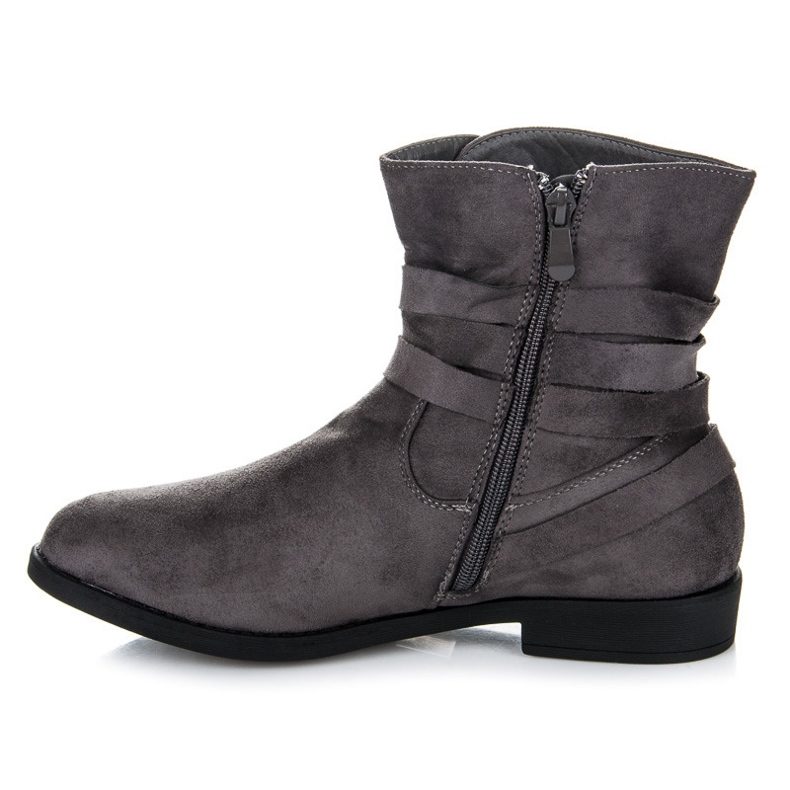 Seastar Bottines en daim gris 1