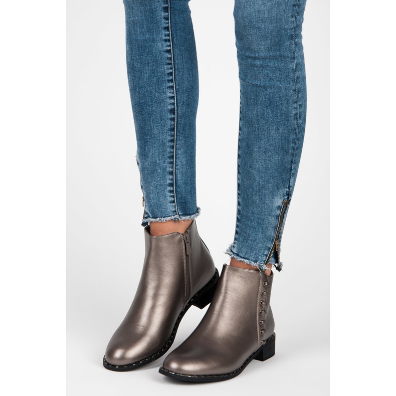 Seastar bottines chelsea jaune 1