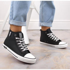 Baskets isolées Big Star W INT1898B noir 2