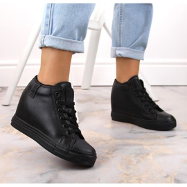 Big Star W INT1899A baskets compensées isolées noir 2