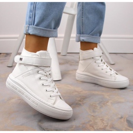 Baskets isolées Big Star W INT1900A blanc blanche 2