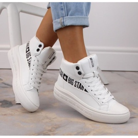 Chaussures de sport isolées Big Star W INT1901A blanc 1
