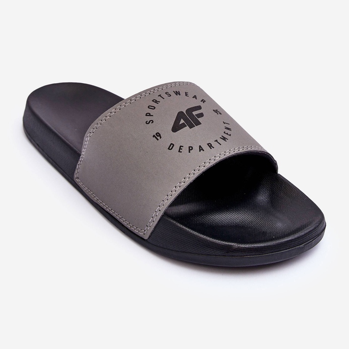 Chaussons Classiques Homme 4F 4FSS23FFLIM074-25S Gris-Noir 1 Chaussons Classiques Homme 4F 4FSS23FFLIM074-25S Gris-Noir 1