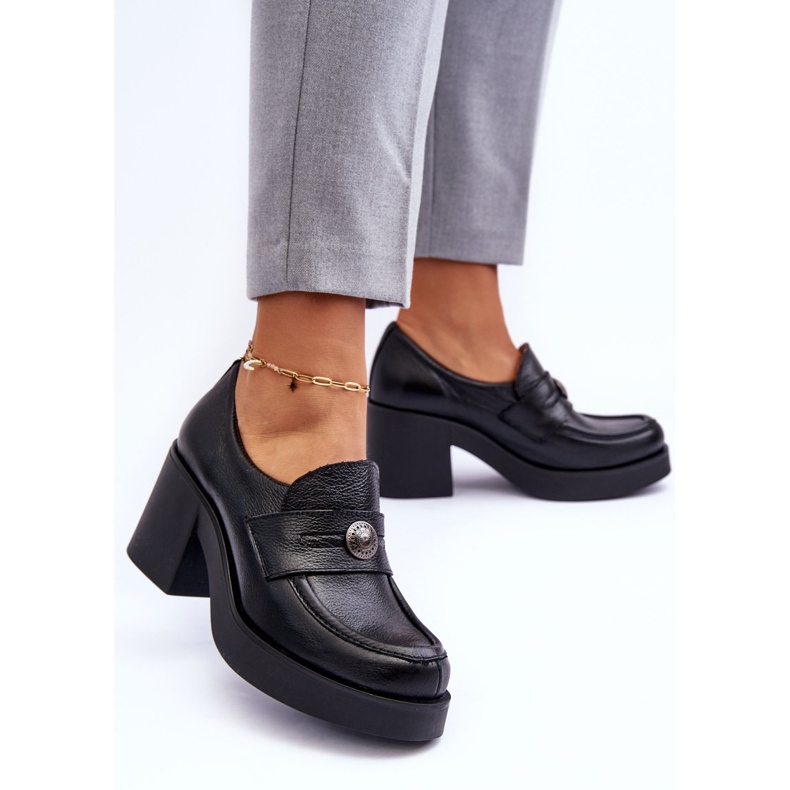 Lemar Chaussures à Talon en Cuir pour Femme Noir Dunadia le noir 1 Lemar Chaussures à Talon en Cuir pour Femme Noir Dunadia le noir 1