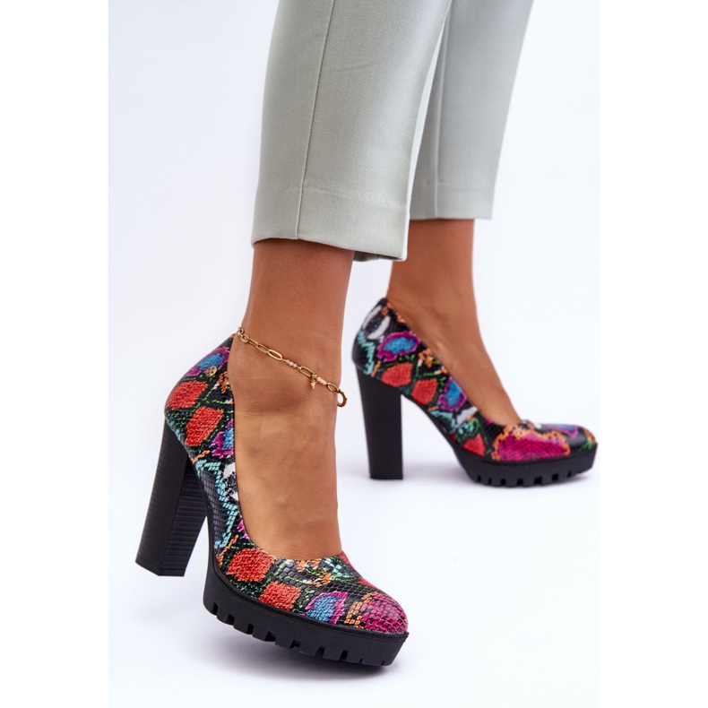 Escarpins à Talons en Cuir Maciejka 02629-56 Multicolore 1