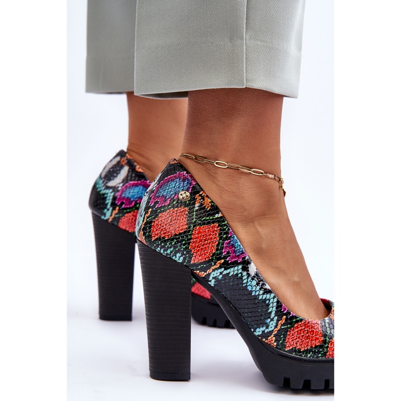 Escarpins à Talons en Cuir Maciejka 02629-56 Multicolore 2