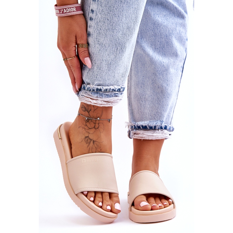 Chaussons Plateforme Femme Big Star LL274933 Beige 3