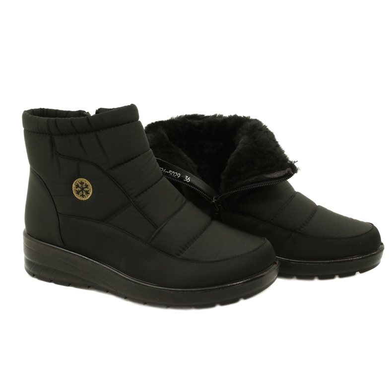 NEWS Bottes de neige féminines légères sur 22SN26-5029 FOURNE NOIR 4