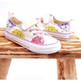 Baskets Basses Velcro Enfant Big Star LL374061 Blanc 2