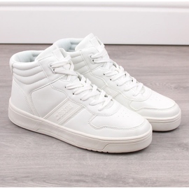 Chaussures de sport pour hommes baskets pour la cheville blanc Big Star KK174134 blanche 1 Chaussures de sport pour hommes baskets pour la cheville blanc Big Star KK174134 blanche 1