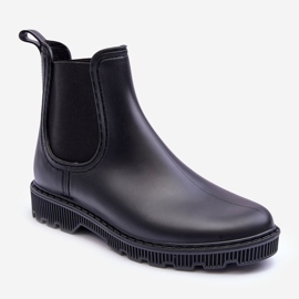 PG3 Bottes de pluie Helinca noir mat pour femmes le noir 1