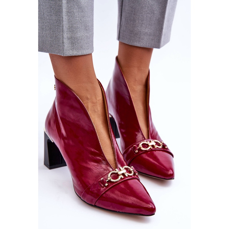 Bottines à Talons en Cuir Maciejka 05262-15 Fushia rose 1 Bottines à Talons en Cuir Maciejka 05262-15 Fushia rose 1