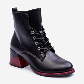 Vinceza Bottes à Talons Hauts Noir Luloshe le noir 3