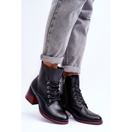 Vinceza Bottes à Talons Hauts Noir Luloshe le noir 4