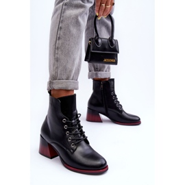 Vinceza Bottes à Talons Hauts Noir Luloshe le noir 9