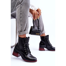 Vinceza Bottes à Talons Hauts Noir Luloshe le noir 10