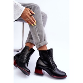 Vinceza Bottes à Talons Hauts Noir Luloshe 1