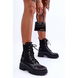 FD1 Bottes Worker Femme Avec Chaussette Noir Melaste le noir 2