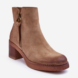 WS1 Bottes Femme Daim Classiques Beige Limoso 5