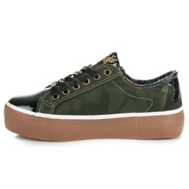 Kylie Baskets laquées vert 3