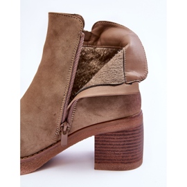 WS1 Bottes Femme Daim Classiques Beige Limoso 6