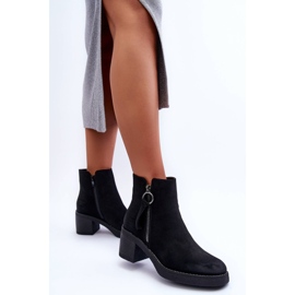 WS1 Bottes Classiques en Daim pour Femme Noir Limoso le noir 8