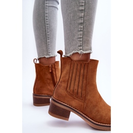 WS1 Bottes Classiques en Daim pour Femme Marron Metanassa brun 3