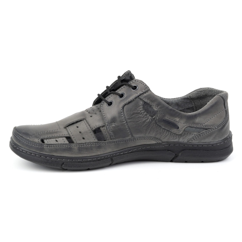 Olivier Chaussures d'été homme ajourées 600 gris 1