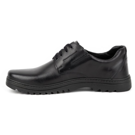 Joker Chaussures casual cuir homme 510J noir 1