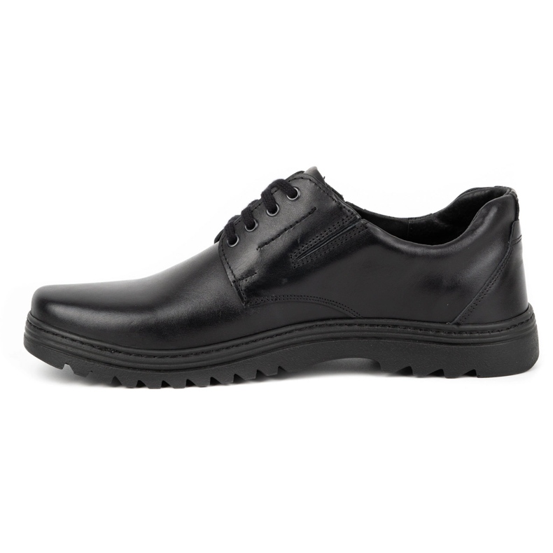 Joker Chaussures casual cuir homme 510J noir 1