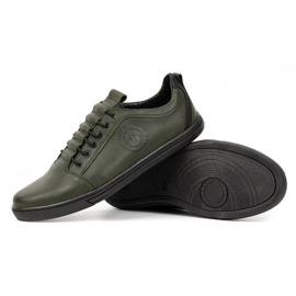 Polbut Chaussures décontractées en cuir pour hommes 2121/2 kaki vert 1