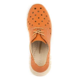 WASAK Chaussures femme baskets en cuir 0692W orange 1 WASAK Chaussures femme baskets en cuir 0692W orange 1