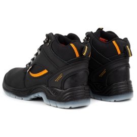 Bottes de travail en cuir URGENT 126/OB Src sans embout le noir 8