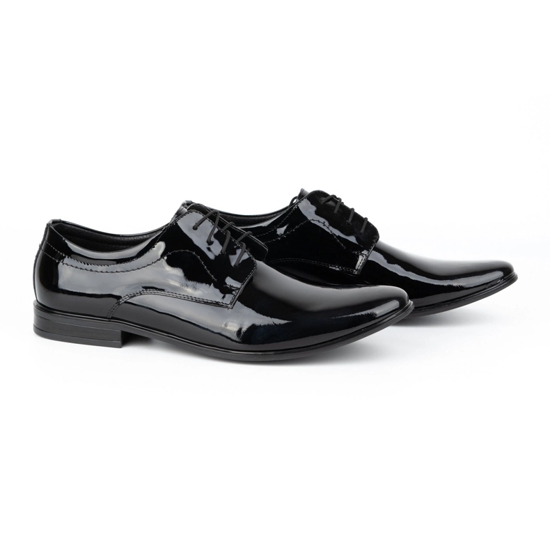 Olivier Chaussures habillées homme cuir verni 305LU noir le noir 1 Olivier Chaussures habillées homme cuir verni 305LU noir le noir 1