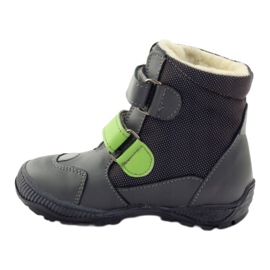 Bartuś Boots bottes bottes avec membrane 315 pour le velcro gris / vert 2 Bartuś Boots bottes bottes avec membrane 315 pour le velcro gris / vert 2