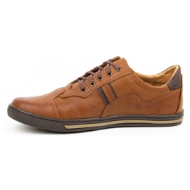 Polbut Chaussures casual homme 1801N Axe Camel brun 1