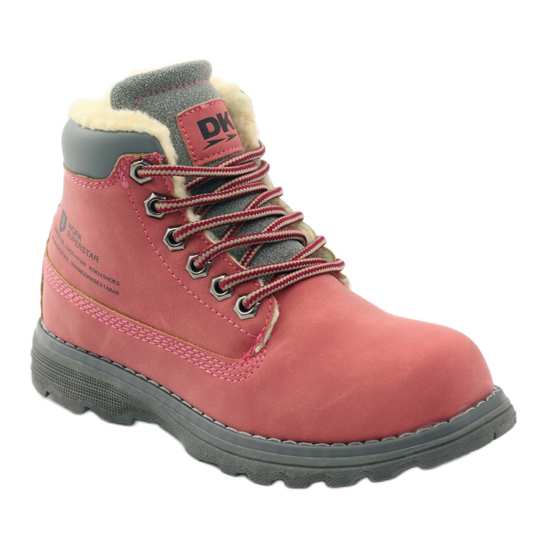 DK Bottes de randonnée d'hiver avec fermeture éclair 75009 rose 1